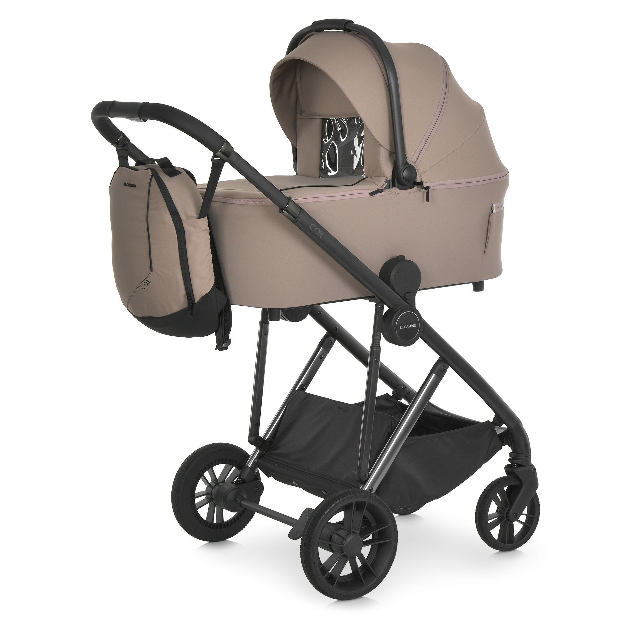 Коляска універсальна 2в1 El Camino COIL ME 1190 Affogato Beige