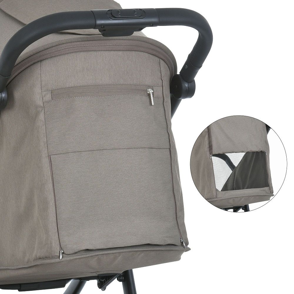 Коляска прогулянкова ME 1181 DAHLIA Milk Chocolate