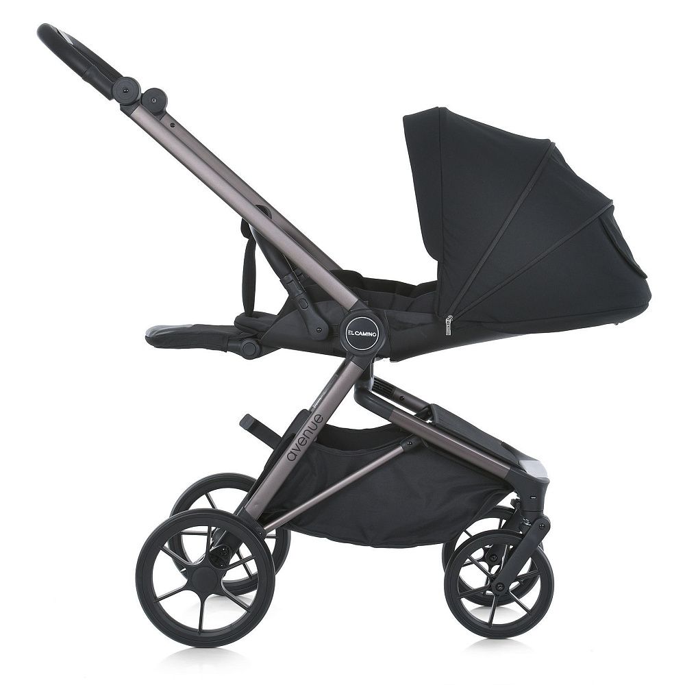 Коляска прогулянкова з реверсивним блоком ME 1128 AVENUE Jet Black