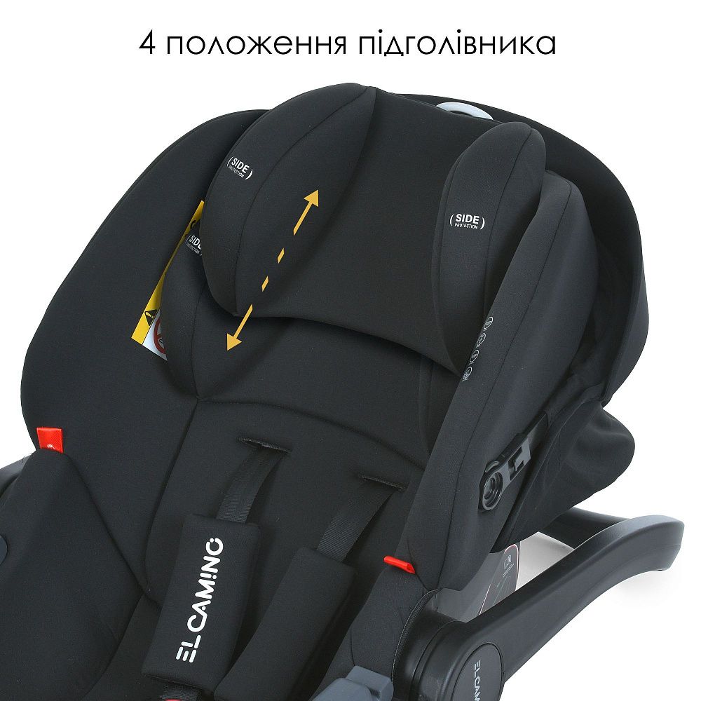 Автокрісло дитяче ME 1186 i-KEEP Melange Jet Black