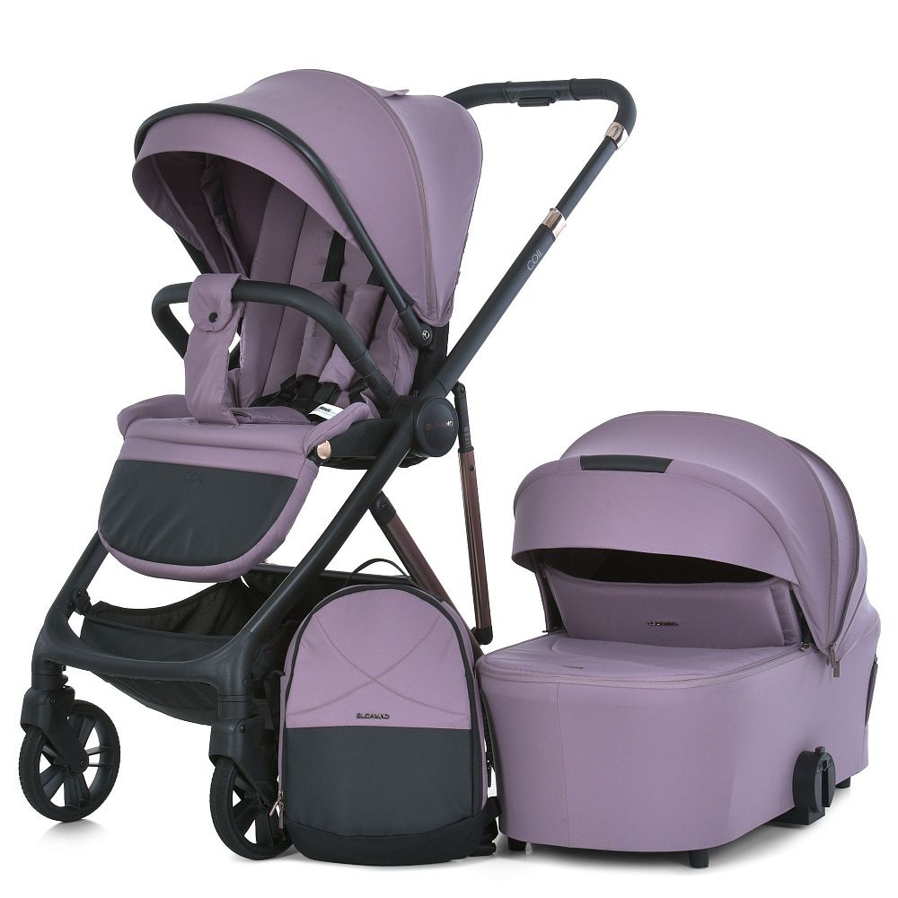 Коляска універсальна 2в1 ME 1190 COIL Grape Pink