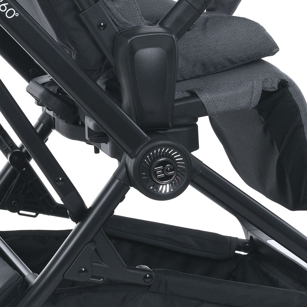 Коляска прогулочная с реверсивным блоком  ME 1138 SPIN 360 Stone Gray
