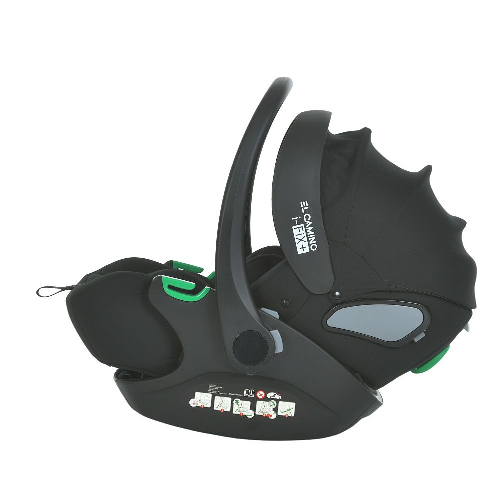Автокрісло дитяче El Camino i-FIX+ ME 1110 Moon Black