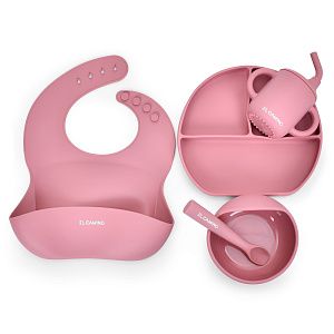 Набір силіконового посуду ME 1172-1 Mauve Rose