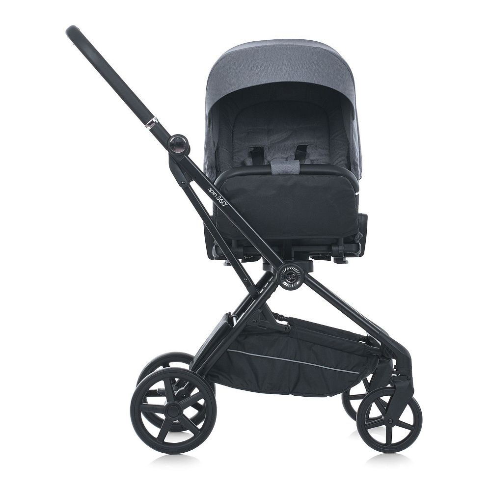 Коляска прогулочная с реверсивным блоком  ME 1138 SPIN 360 Stone Gray