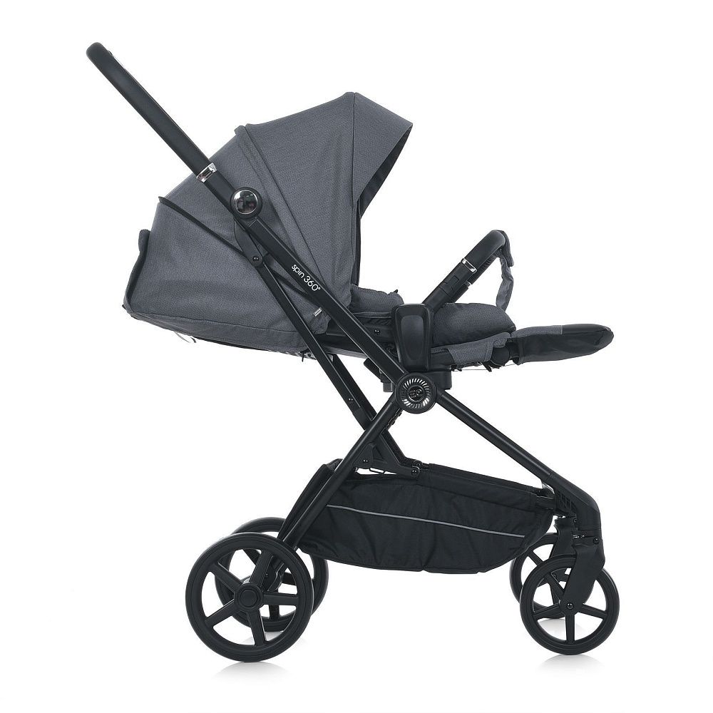 Коляска прогулочная с реверсивным блоком  ME 1138 SPIN 360 Stone Gray