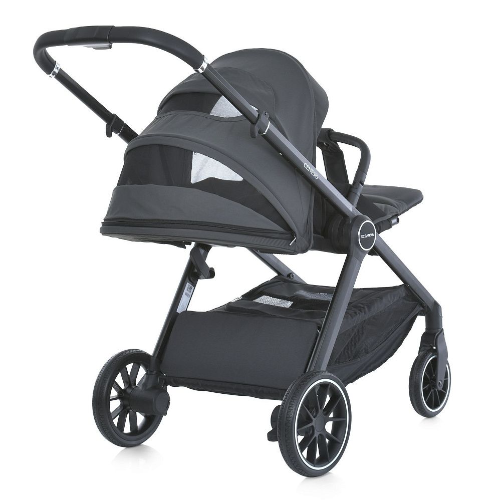 Коляска универсальная 2в1 ME 1126 GENESIS Asphalt Gray