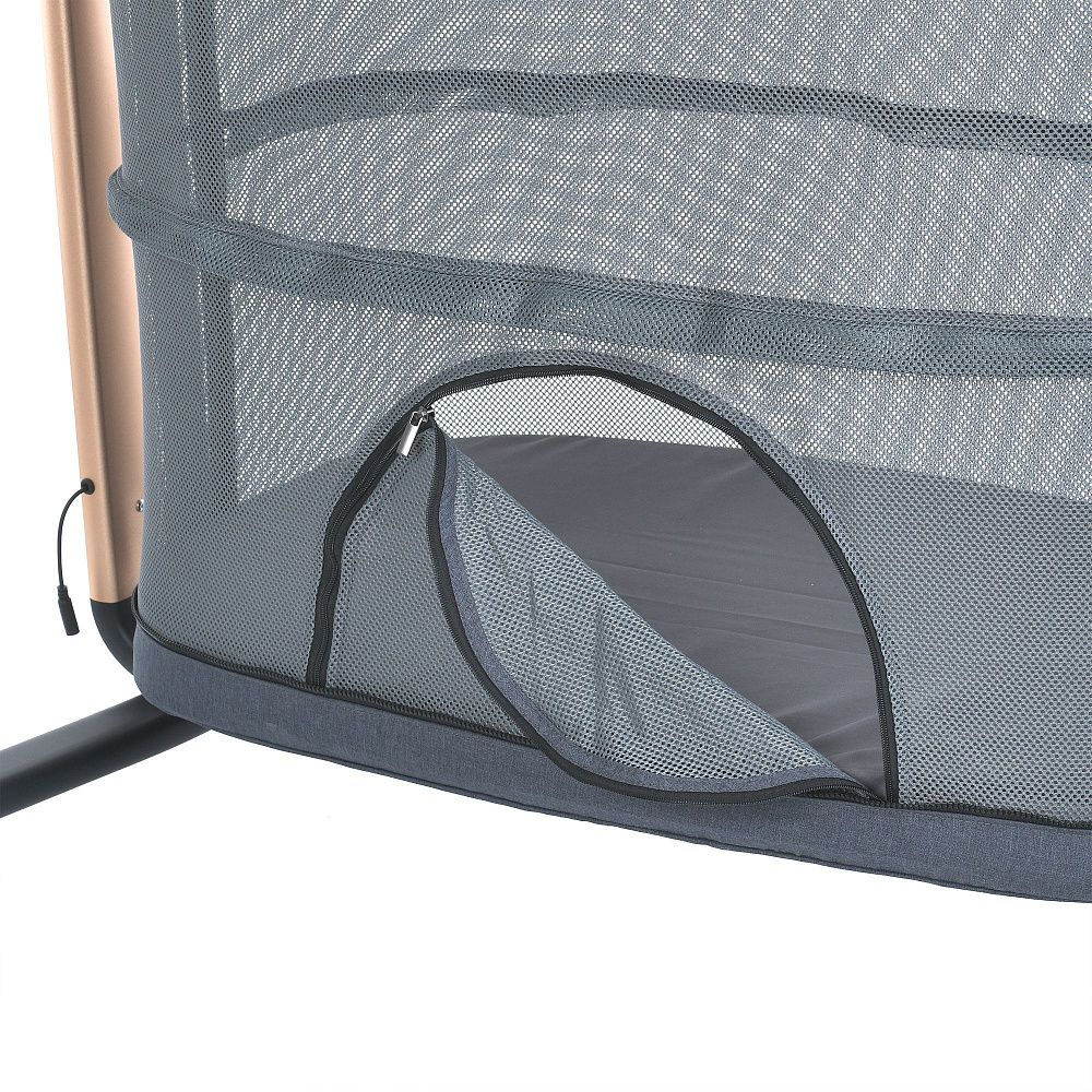 Кровать-манеж ME 1125-G NOA Dark Gray