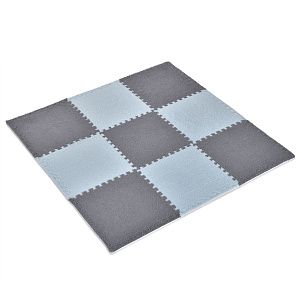 Килимок-пазл з плюшевим покриттям ME 1165 Gray Blue Fur