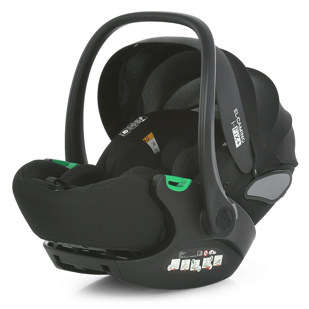 Автокрісло дитяче El Camino i-FIX+ ME 1110 Moon Black