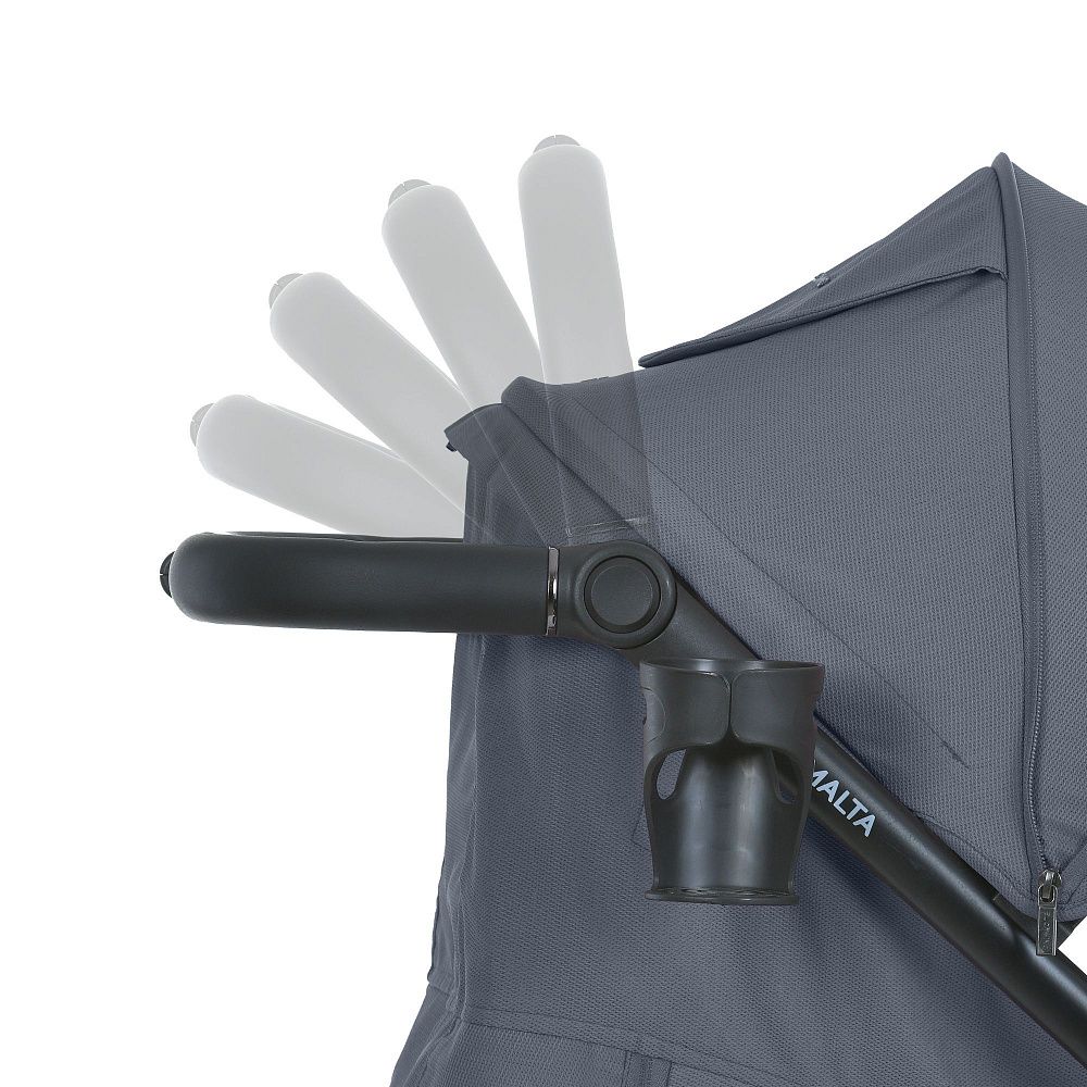 Коляска прогулочная ME 1182 MALTA Iron Gray