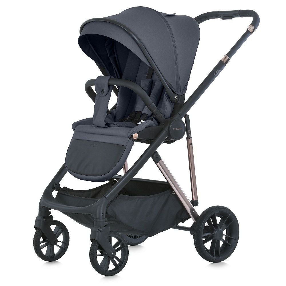 Коляска універсальна 2в1 ME 1190 COIL Asphalt Gray