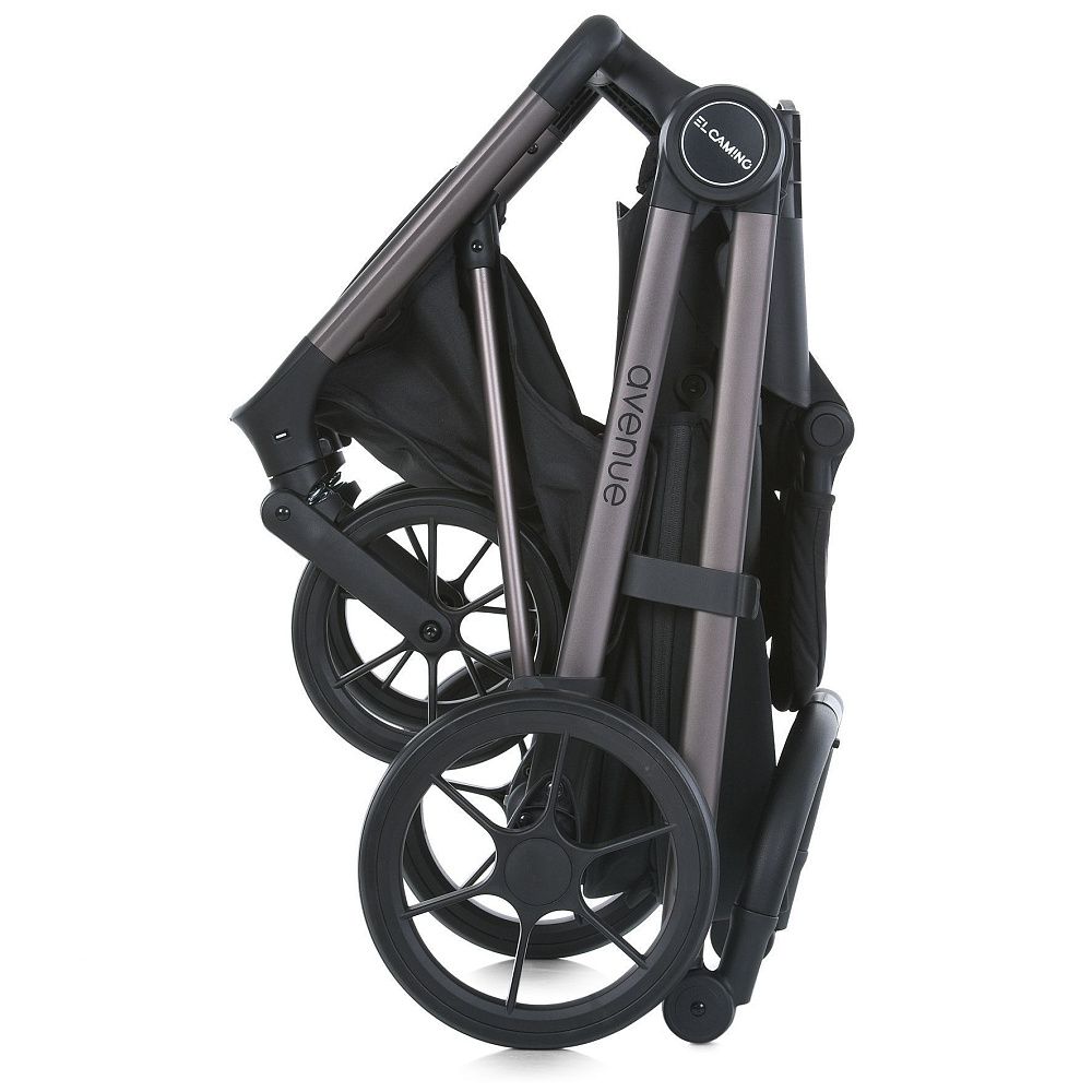 Коляска прогулянкова з реверсивним блоком ME 1128 AVENUE Jet Black