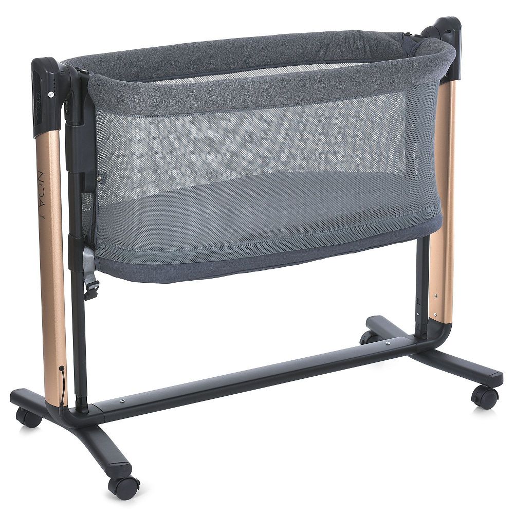 Кровать-манеж ME 1125-G NOA Dark Gray