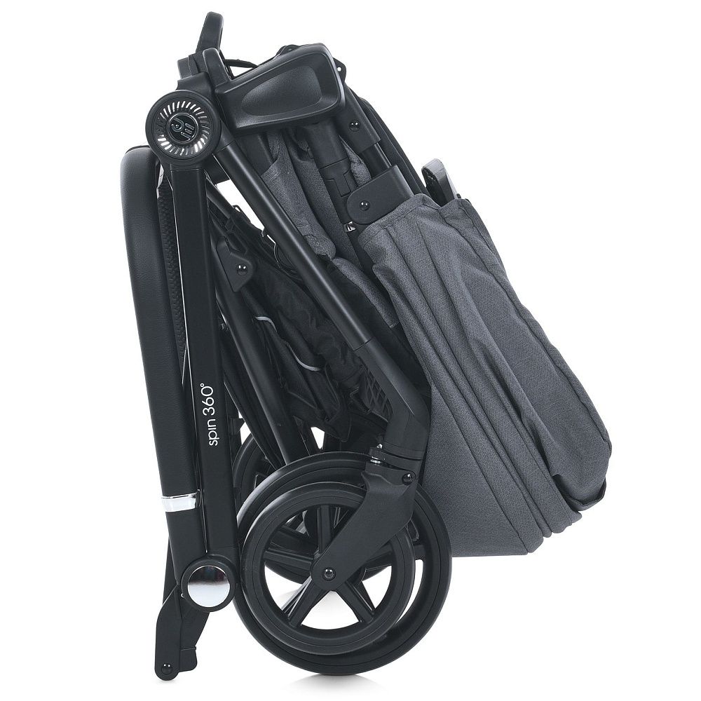 Коляска прогулочная с реверсивным блоком  ME 1138 SPIN 360 Stone Gray